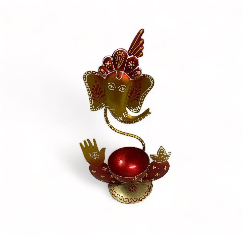 Ganesha Tea Light Holder/Candle Holder With Ganesha Design/ For Decoration