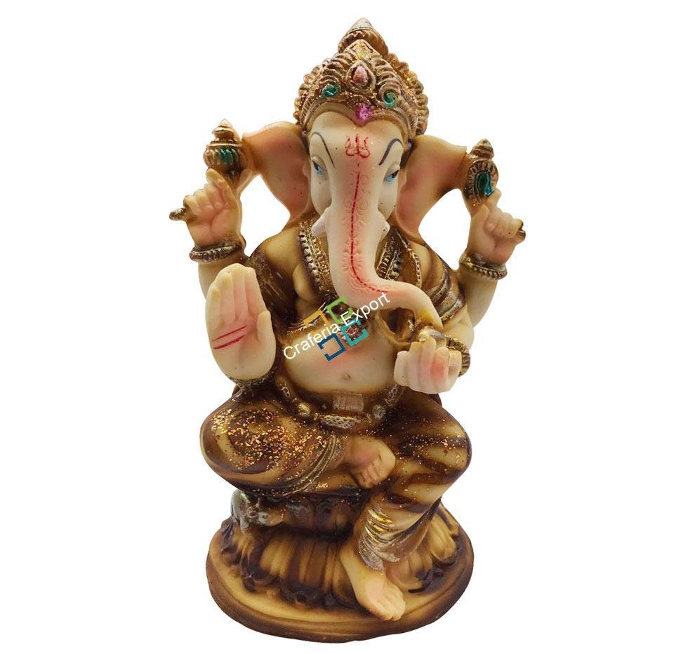 White Marble Ganesh Showpiece  home decor Indian God beauty