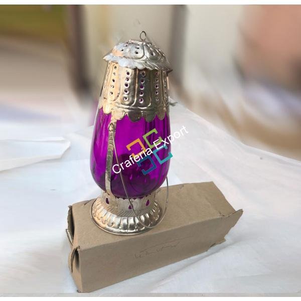 Decorative small lantern tealight candle holder indoor/outdoor showpiece