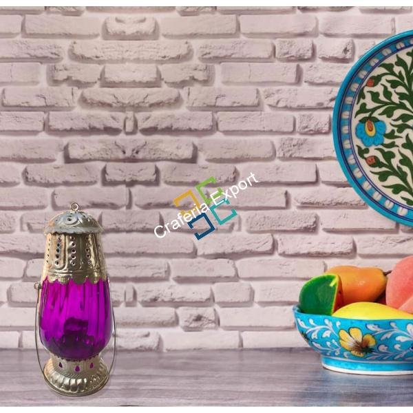 Decorative small lantern tealight candle holder indoor/outdoor showpiece