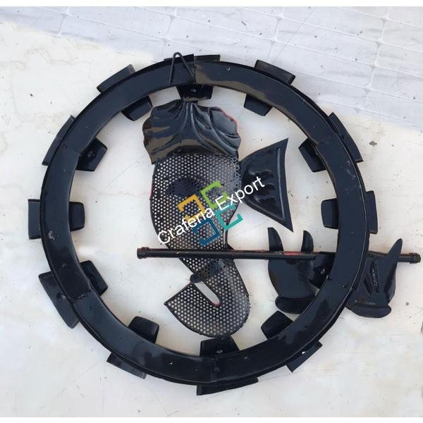 Amazing traditional Ganesha flute wall hanging  for wall decor-Without LED