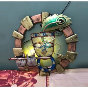 Lord krishna metal frame handicraft with LED home decor/gifts