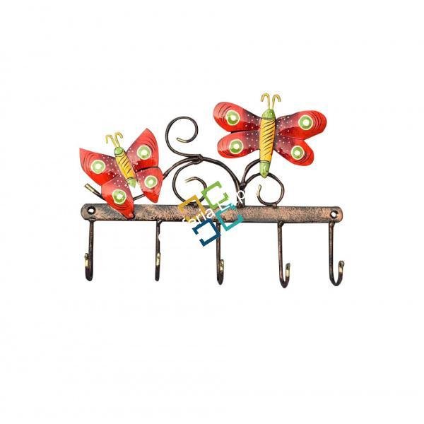 Colourful Butterfly Wall Key Holder for Home Decor