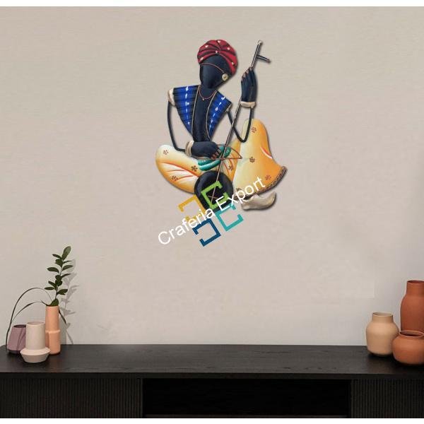 Wrought iron Indian handicrafts traditional Wall Hanging frame / home decor showpiece / gfits