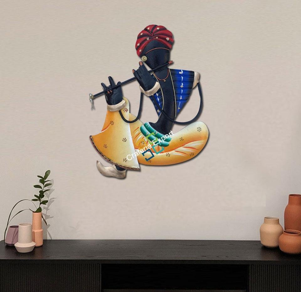 Wall mount traditional rajasthani showpiece / wall hanging for home decor