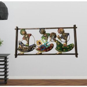 Beautiful tribal rajasthani musician wall hanging for home decor