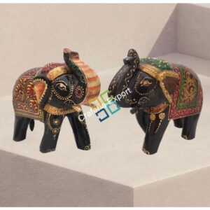 Elegant Elephant for Home Decor Showpiece – Set of Two