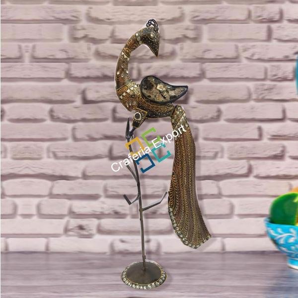 Peacock shaped design keyhander/ bangle stand showpiece