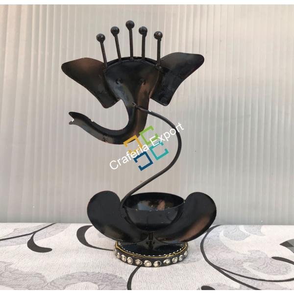 Elegant Ganesha  tea light candle holder for diwali decoration and home