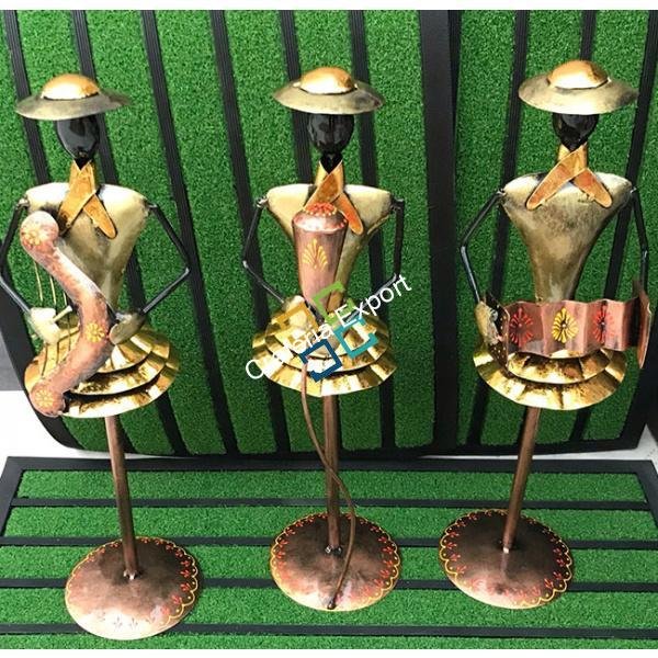 Triplet Musicians showpiece  set of 3