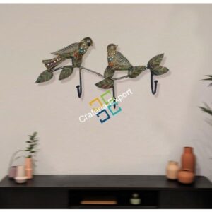 beautiful Sparrow sitting key holder/wall mount