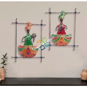 Unique Musical sardar wall hanging showpiece frame metal  for Home Decor ( set of 2)