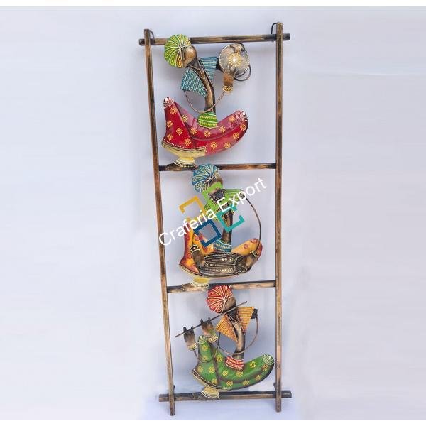 Handcrafted Musical Men showpiece/ Panel / Wall Hanging for Home Decor