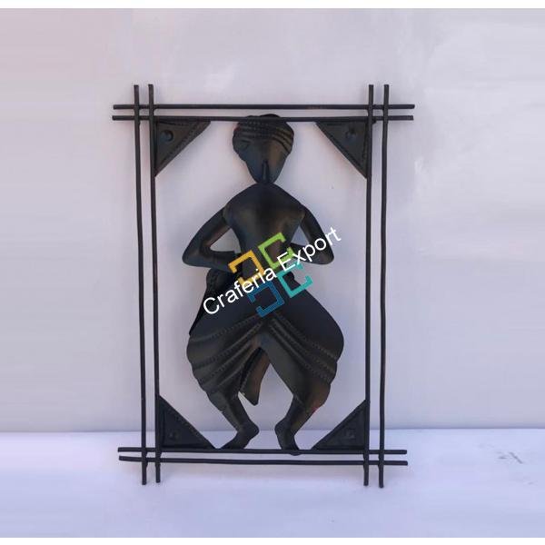 traditional Gujarati musical Men wall hanging showpiece for gift /home decoration (set of 3)