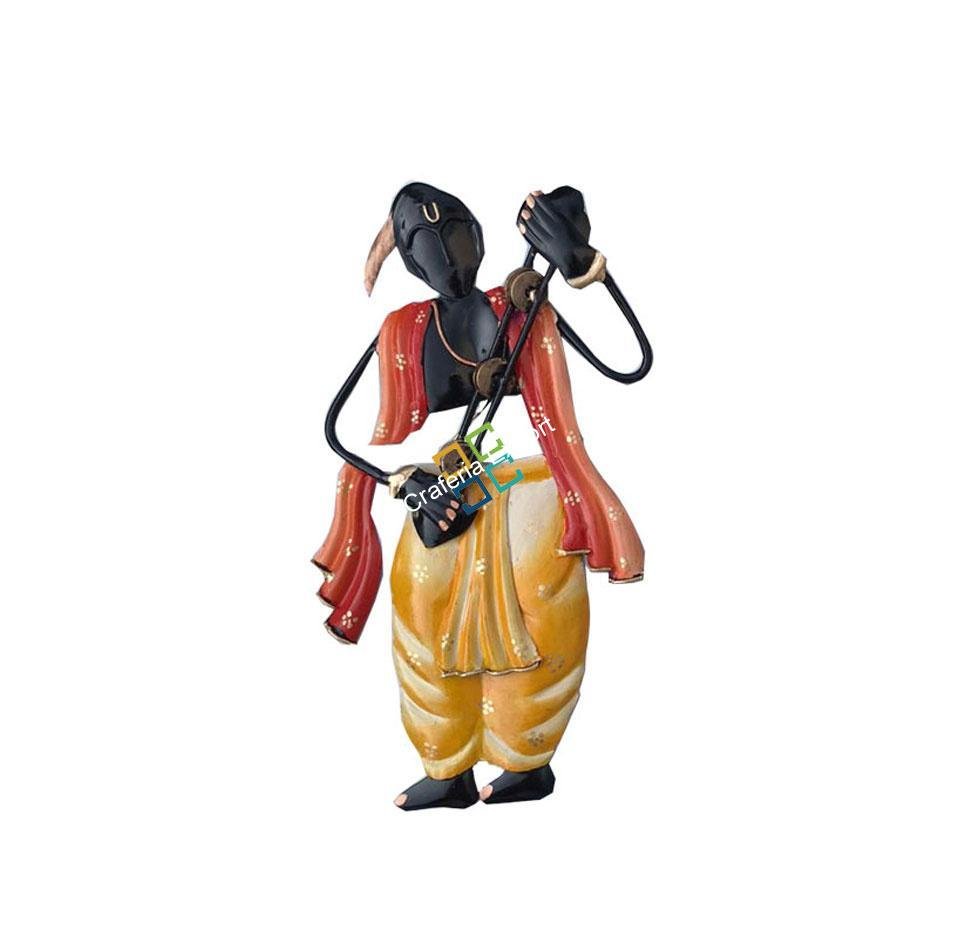 Amazing Pandit Musician wall hanging decoration showpiece ( set of 2)