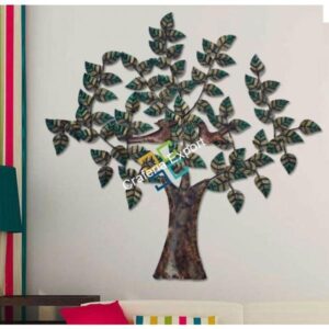 Elegant tree with sitting bird wall Hanging Art Sculpture / Gift/ wall decor items