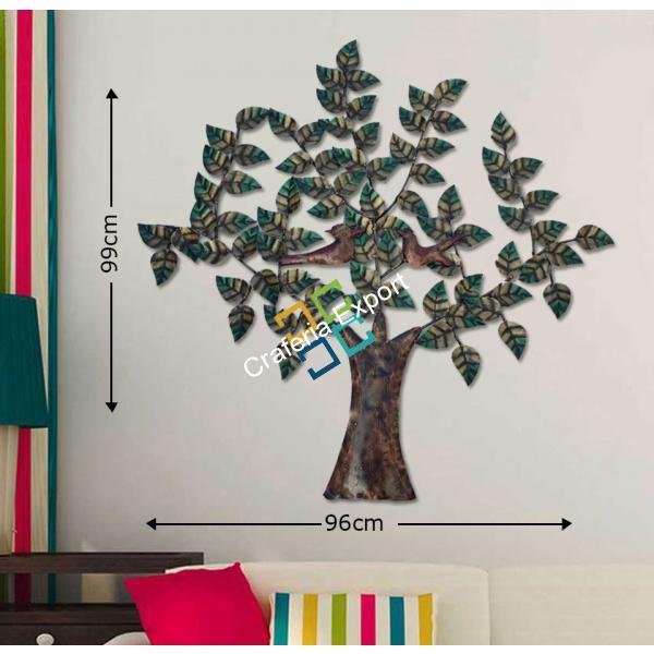 Elegant tree with sitting bird wall Hanging Art Sculpture / Gift/ wall decor items