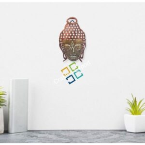 Decorative Handcrafted Buddha Face Figurine Showpiece/Wall Hanging