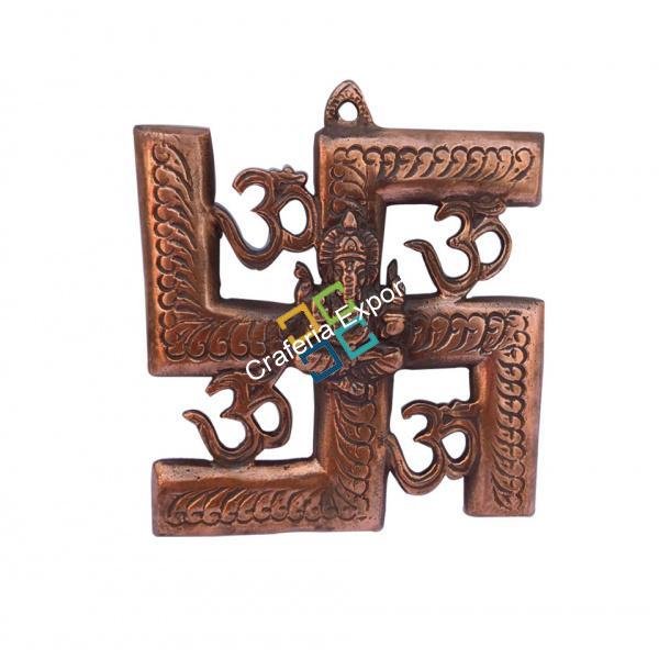 Swastik Om Ganesha Wall Mounted Decor showpiece/Gift Item