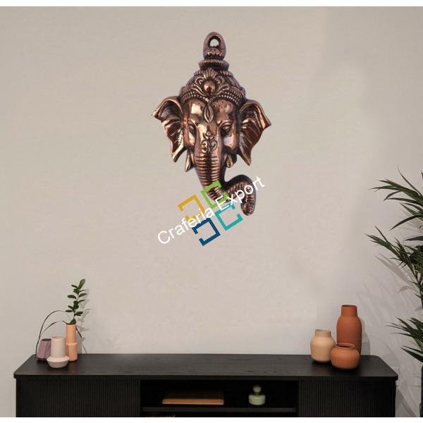 Ethnic Wall hanging metal Ganesha idol showpiece/ gift items