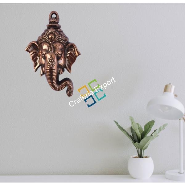 Ethnic Wall hanging metal Ganesha idol showpiece/ gift items