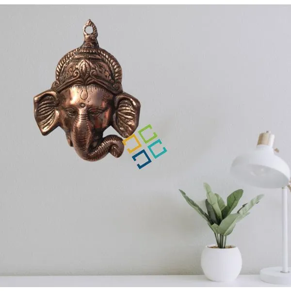 Baby Ganesha Face Idol for wall decor /gifts purpose showpiece