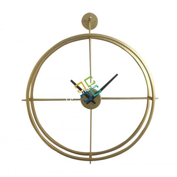 Modern Minimalist Golden Wall Clock Home Decor