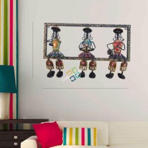 Tribal musical mens showpiece wall hanging frame for decoration/gifts purpose