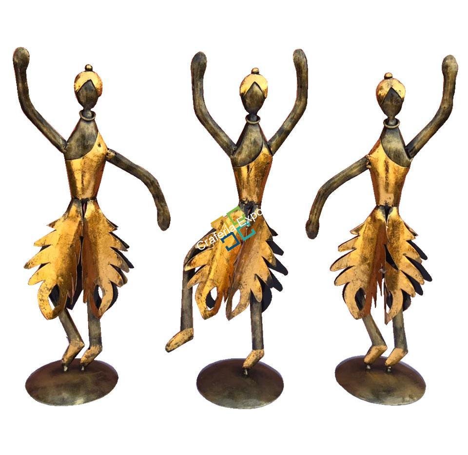 Aadivasi Handicrafts Showpiece Table Top Home decoration set of 3