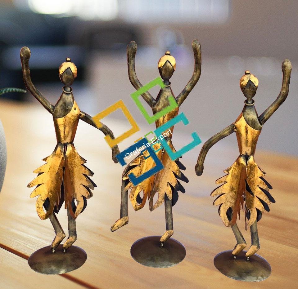 Aadivasi Handicrafts Showpiece Table Top Home decoration set of 3