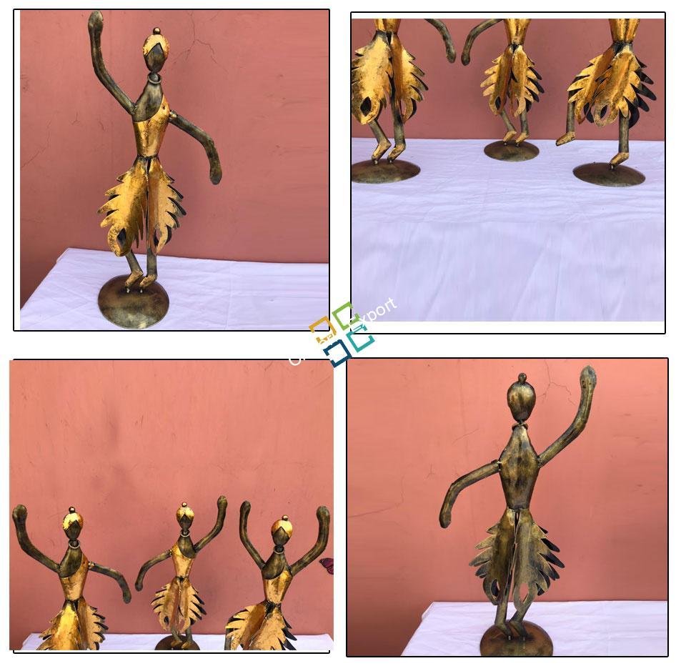 Aadivasi Handicrafts Showpiece Table Top Home decoration set of 3