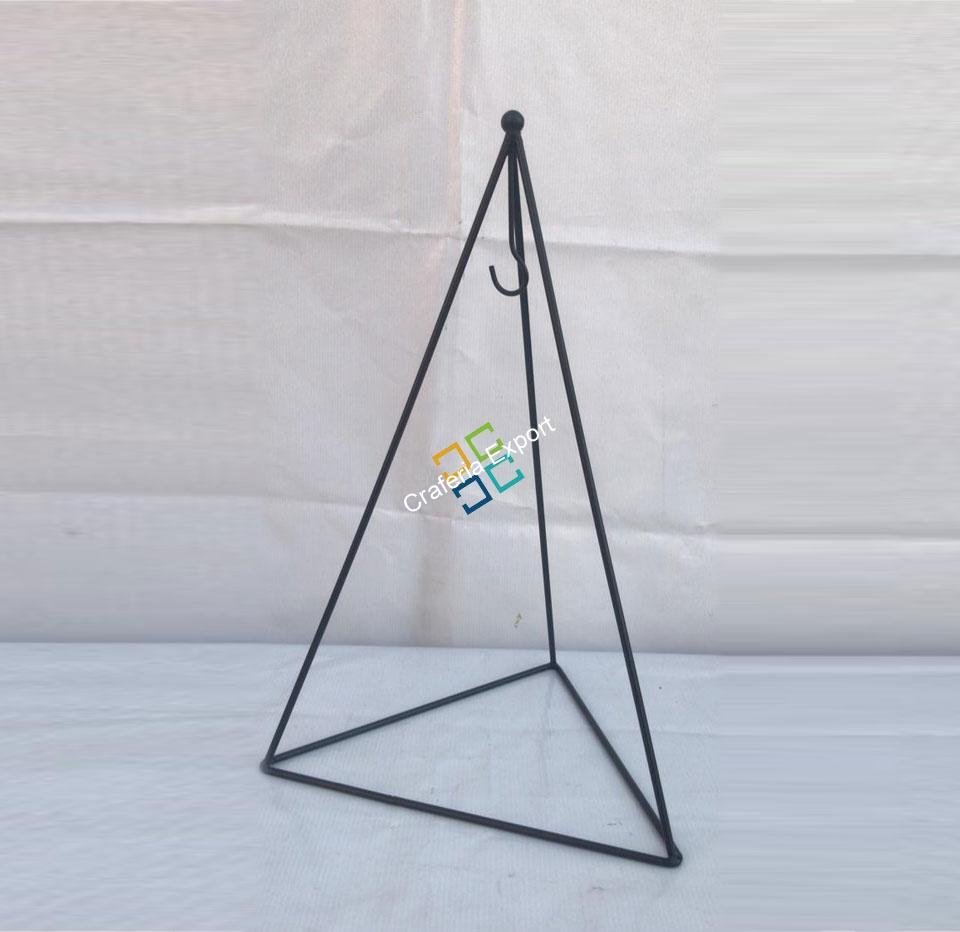 Metal Brass Diamond  Shape Table Top With Hanging Stand Tea Light Candle Holder Stand