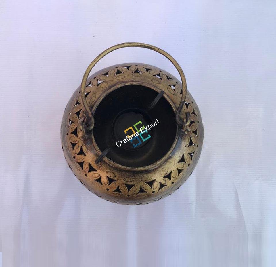 Unique spherically designed shaped T-light candle holder for decorative home/Hanging lantern