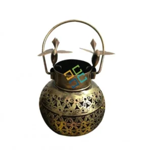 Round shaped uniquely designed T-light candle holder/hanging lantern/home decore