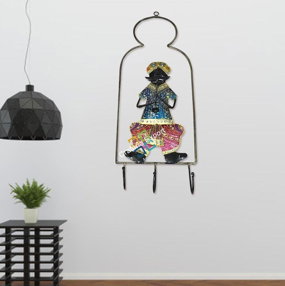 Rajasthan Tradition Stlyed Musical Man key Hanger/Wall decor/Gift Item