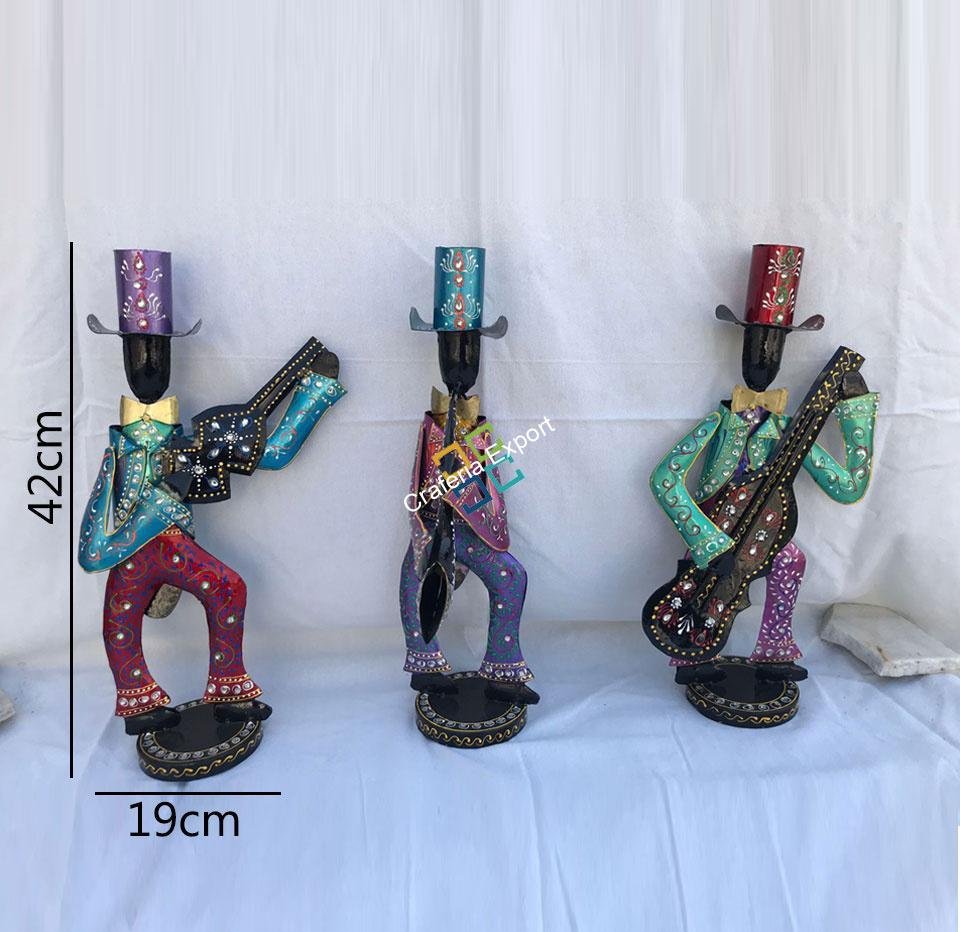 Joker Musician Men showpiece/Figurine For Decor/Gift Item(Set of 3)